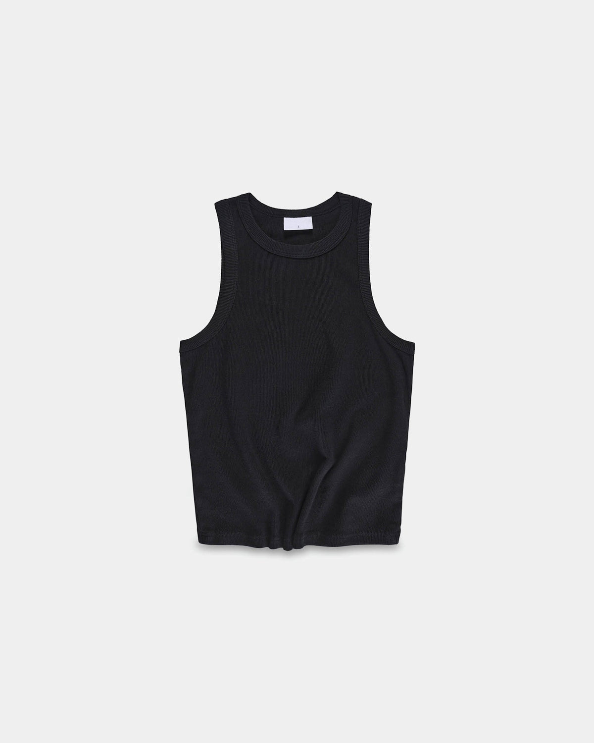 Rib Tank Top, Women - Black