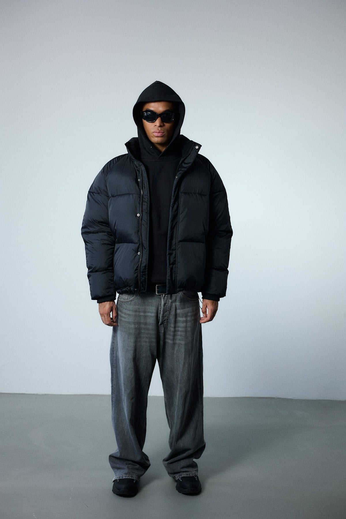 Puffer Jacket, Men - AW25 - Black