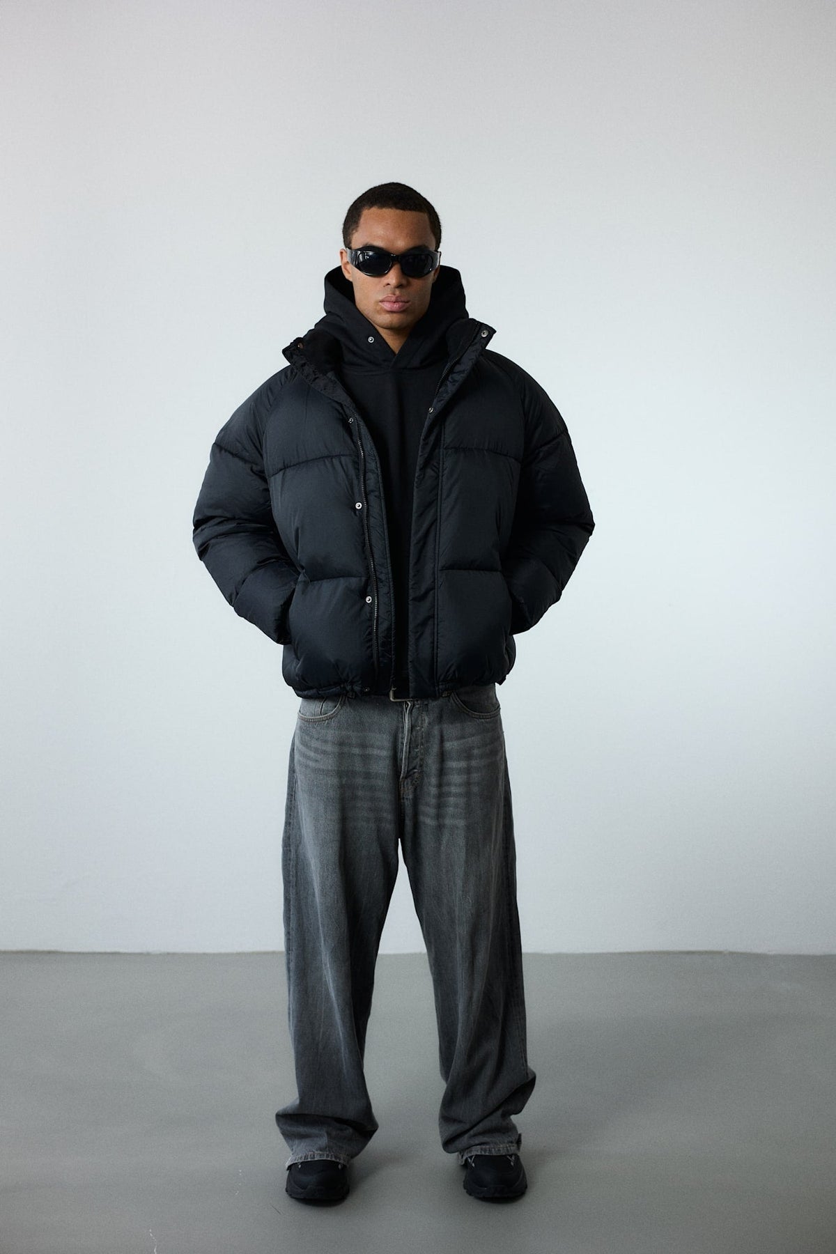 Puffer Jacket, Men - AW25 - Black
