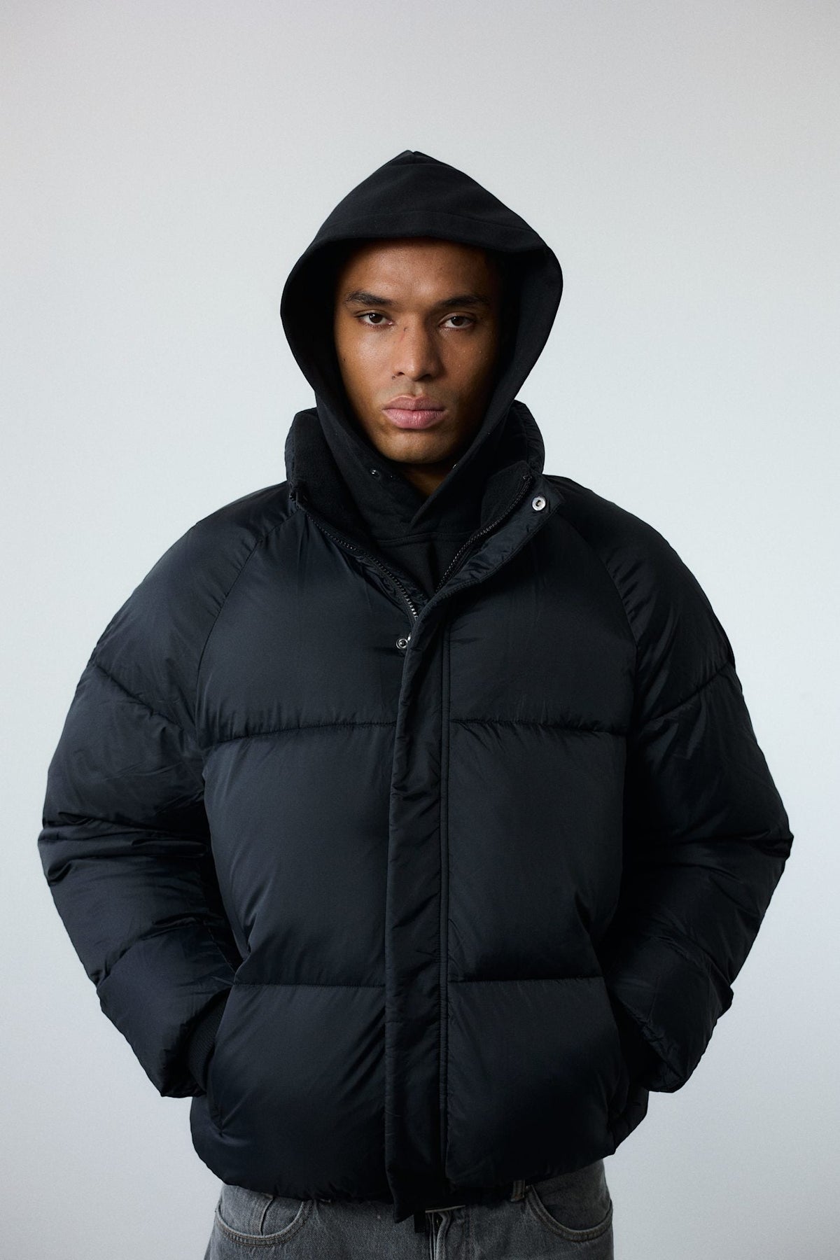 Puffer Jacket, Men - AW25 - Black