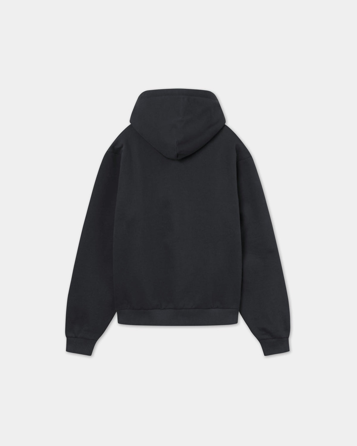 Boba Oversized Zip Hoodie, Men - Pirate Black