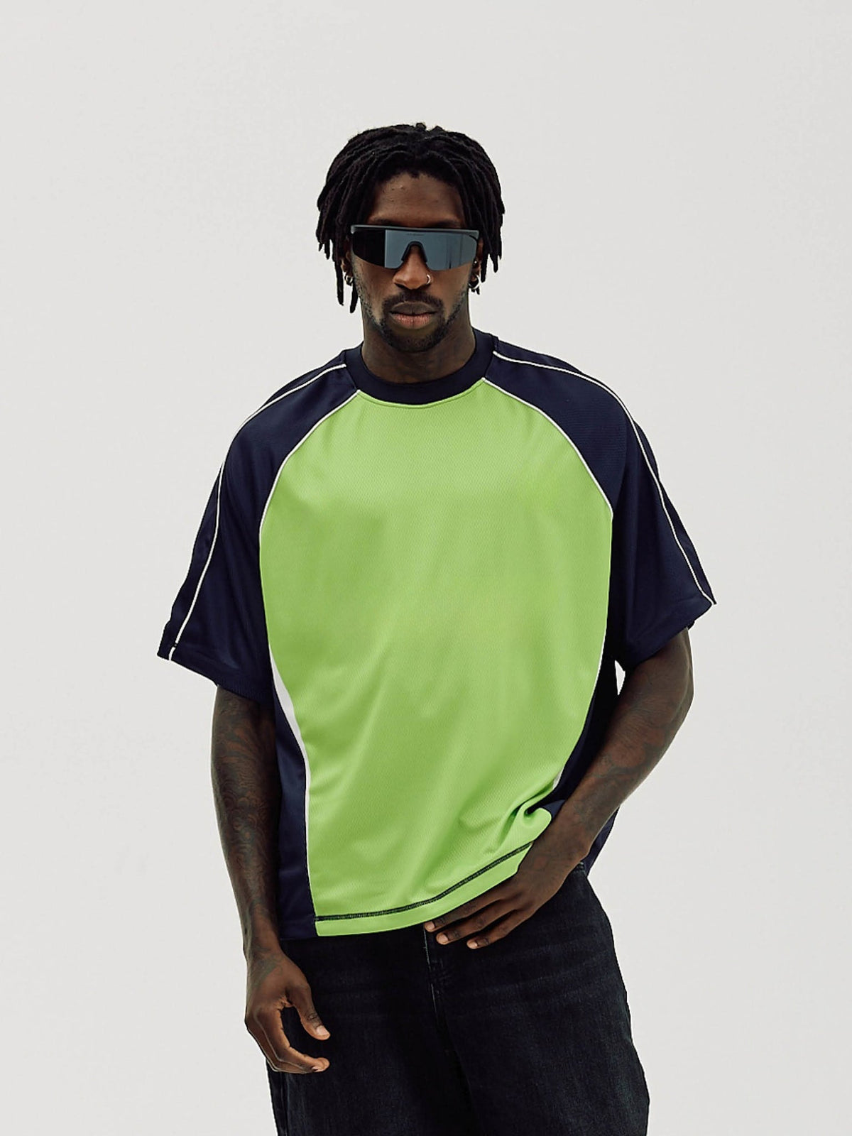Moto T-shirt, Men - Lime