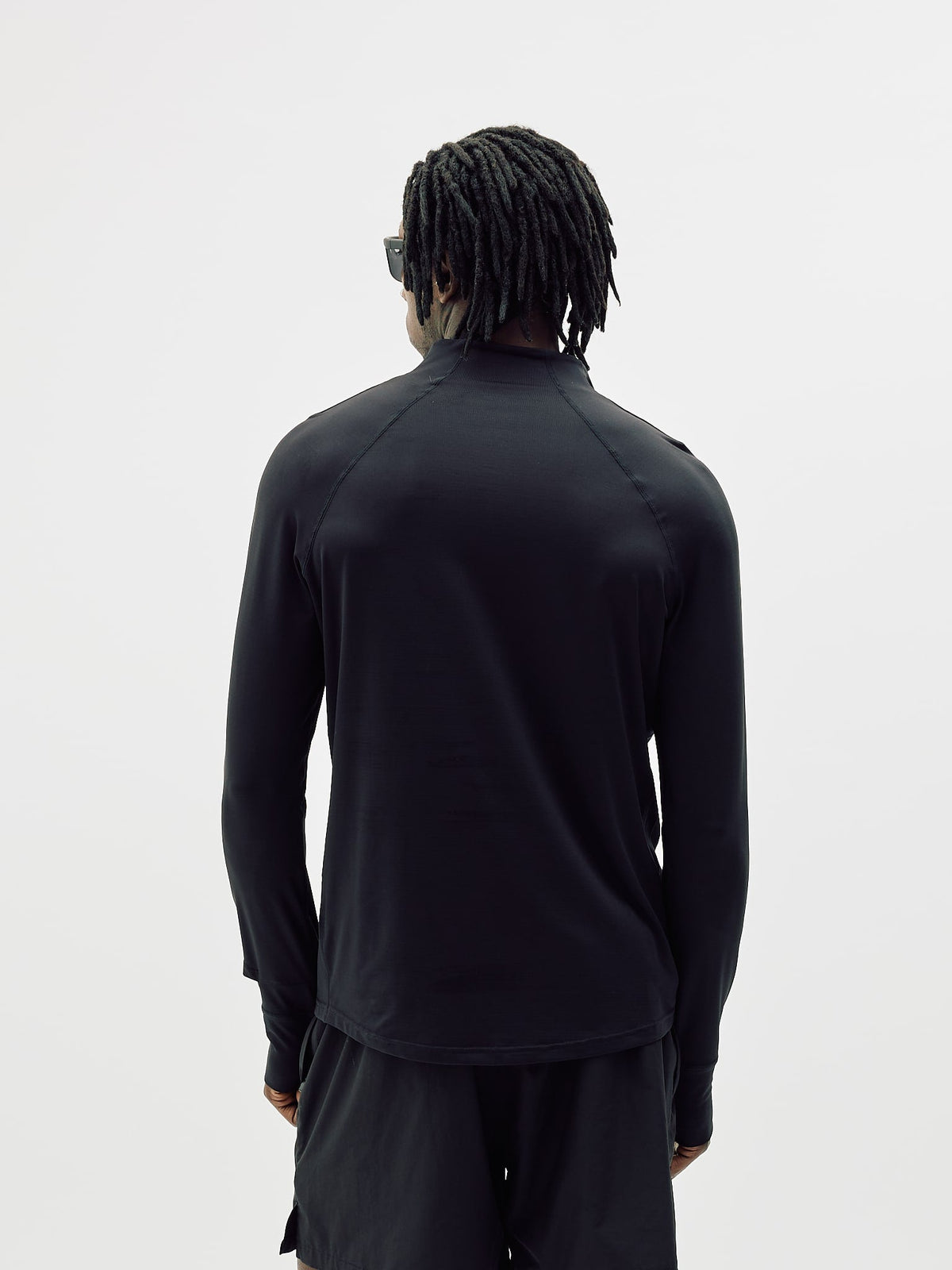 Half-Zip Midlayer Top, Men - Black