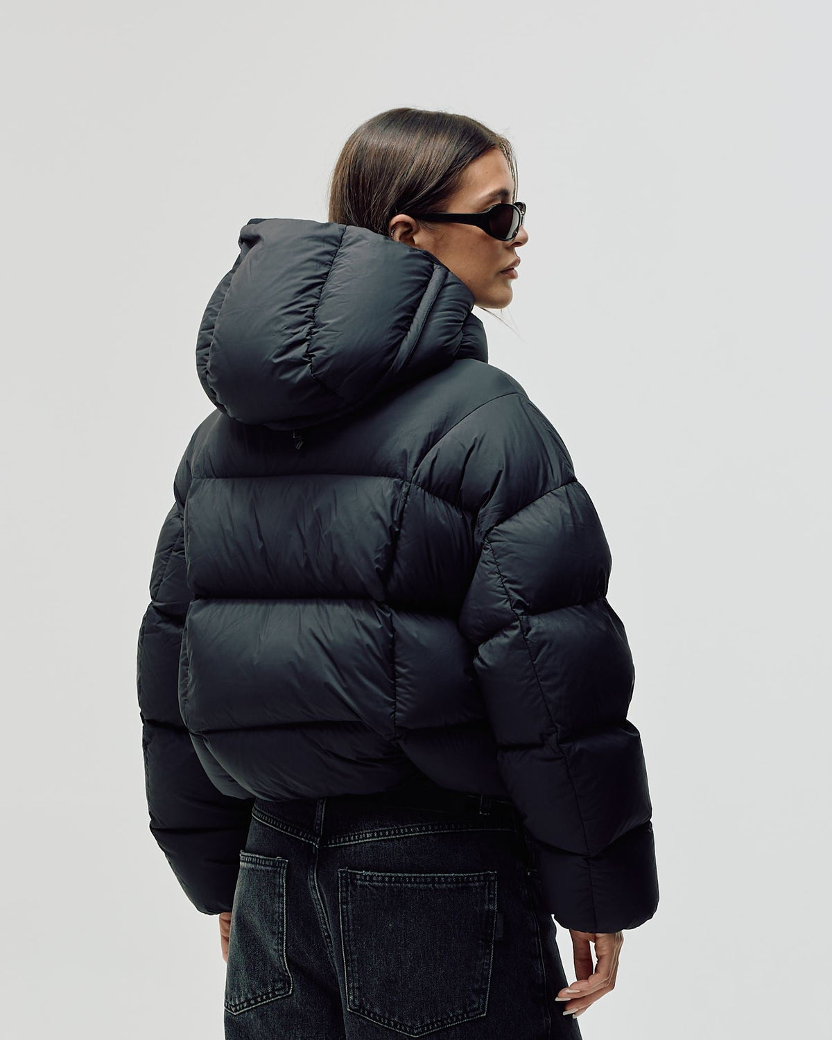 Women's Puffer Jacket - Black