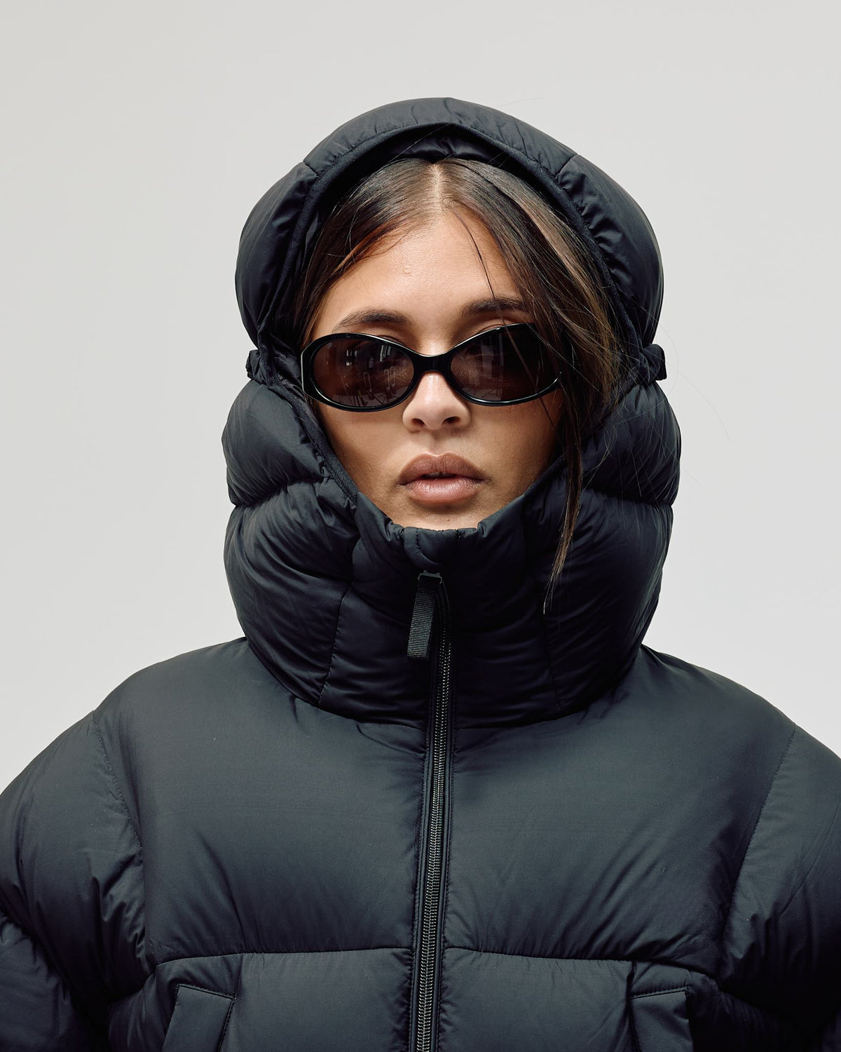 Women's Puffer Jacket - Black