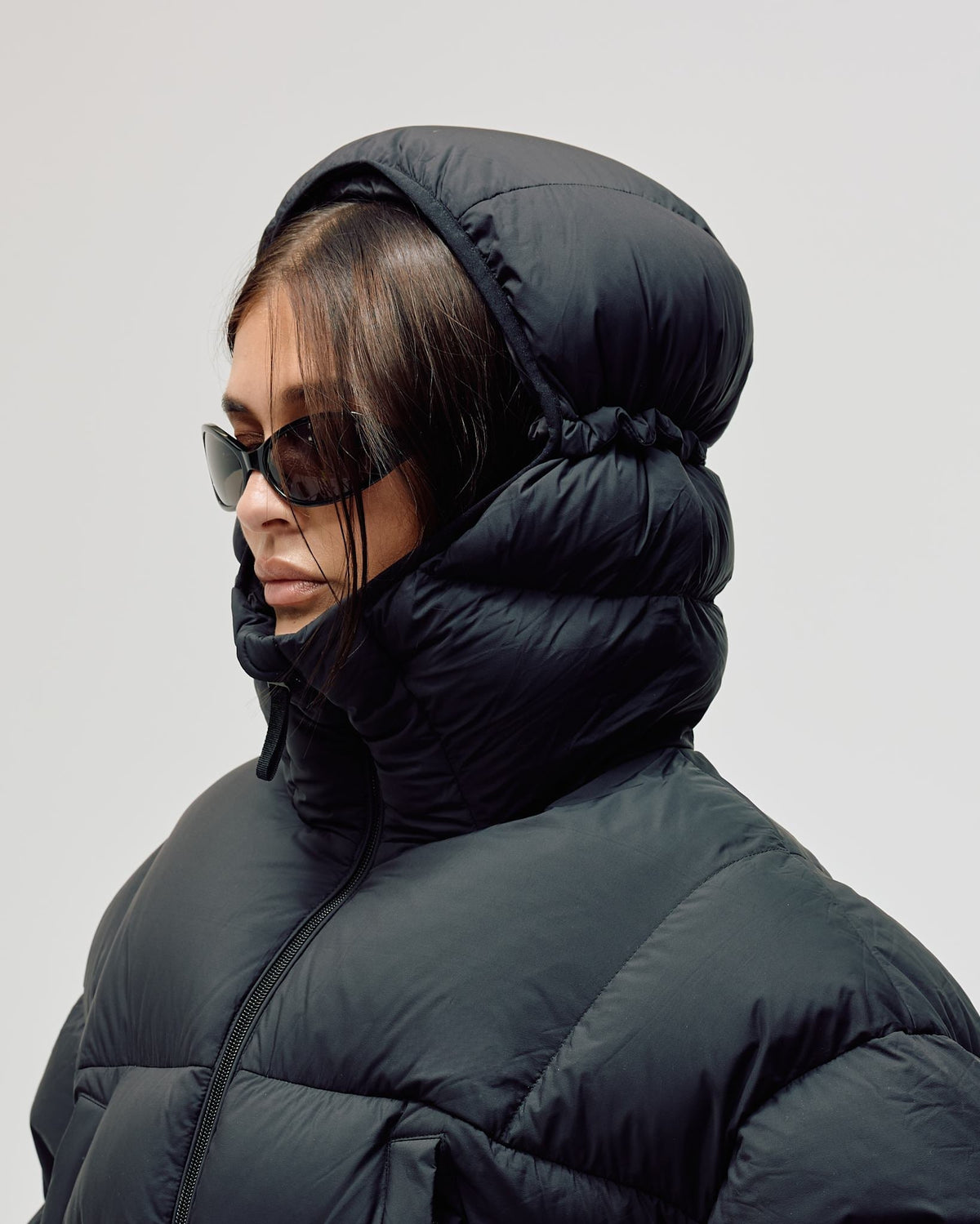Women's Puffer Jacket - Black