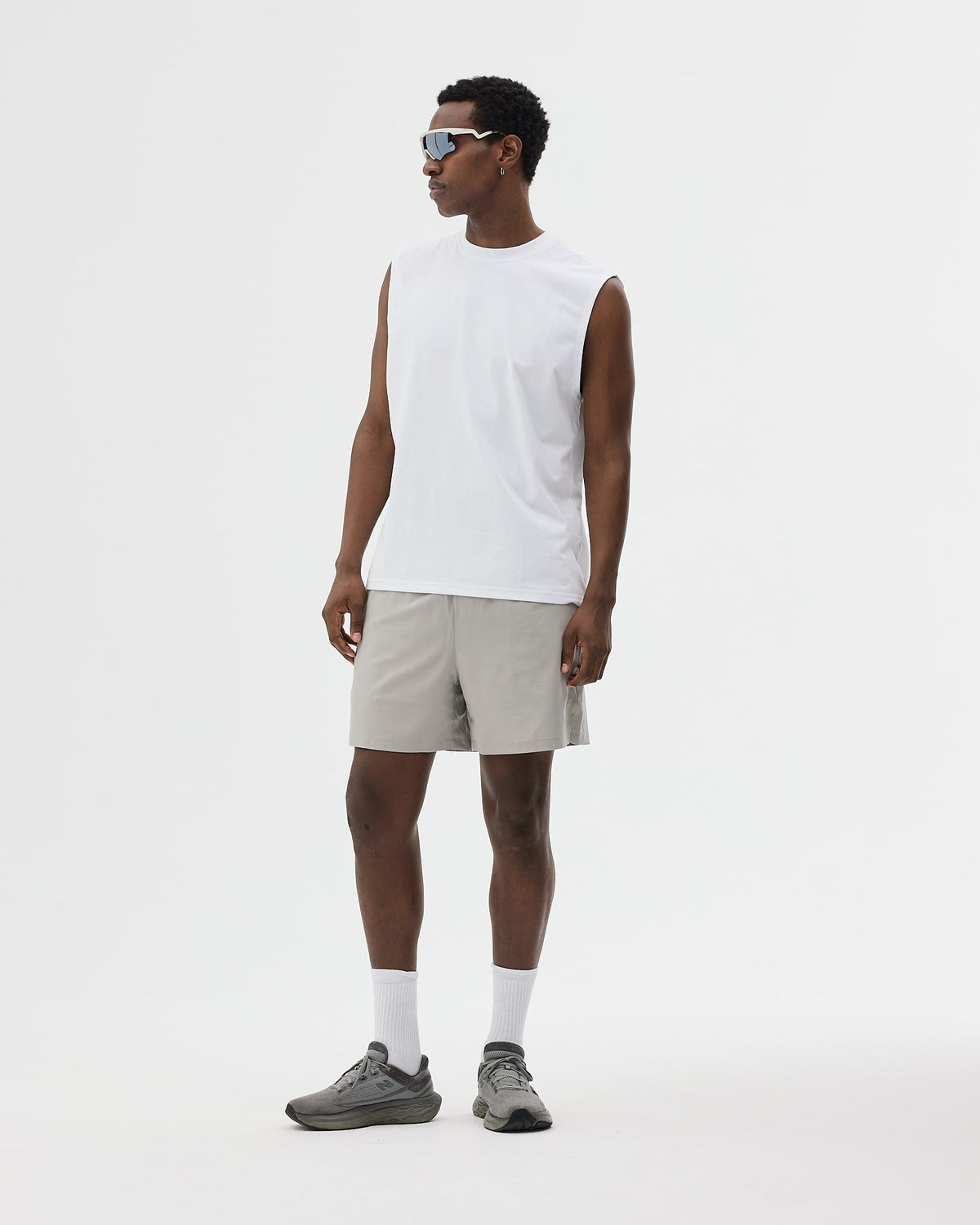 Athletic Tank Top - Sport 3 - Snow White