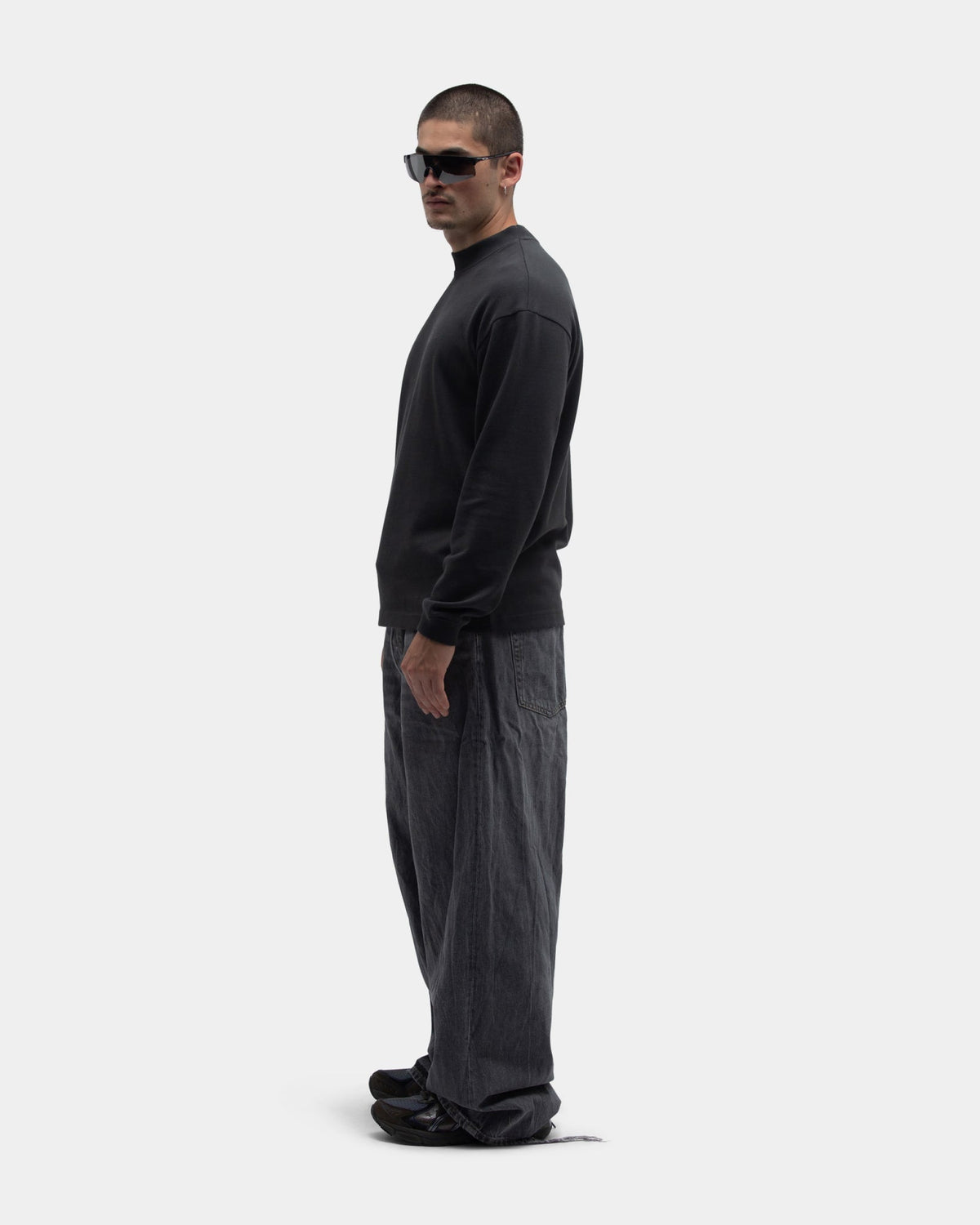 Bliss Mock Neck, Men - Pirate Black