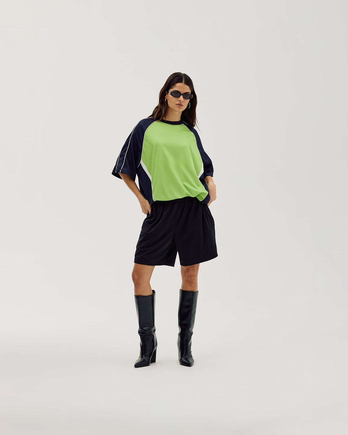 Moto T-shirt, Women - Lime