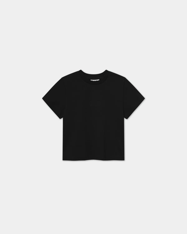 Cropped Women's Tee - Black