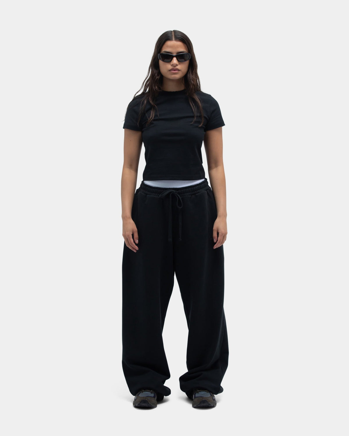 Cropped Women's Tee - Black