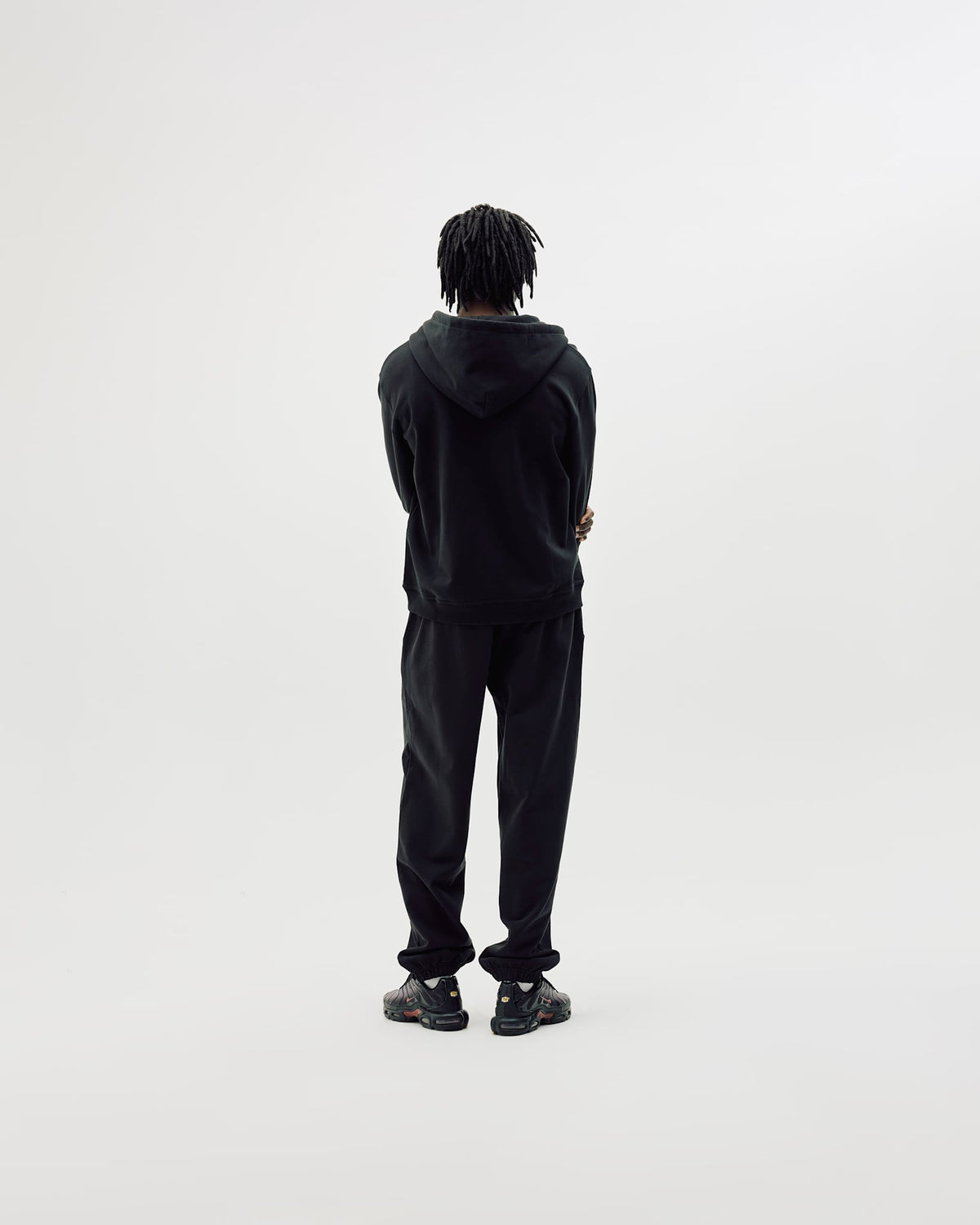 Classic Logo Zip Hoodie, Men - Black