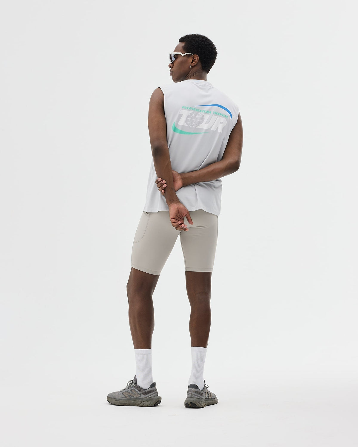 Athletic Tank Top - Sport 3 - Quiet Gray