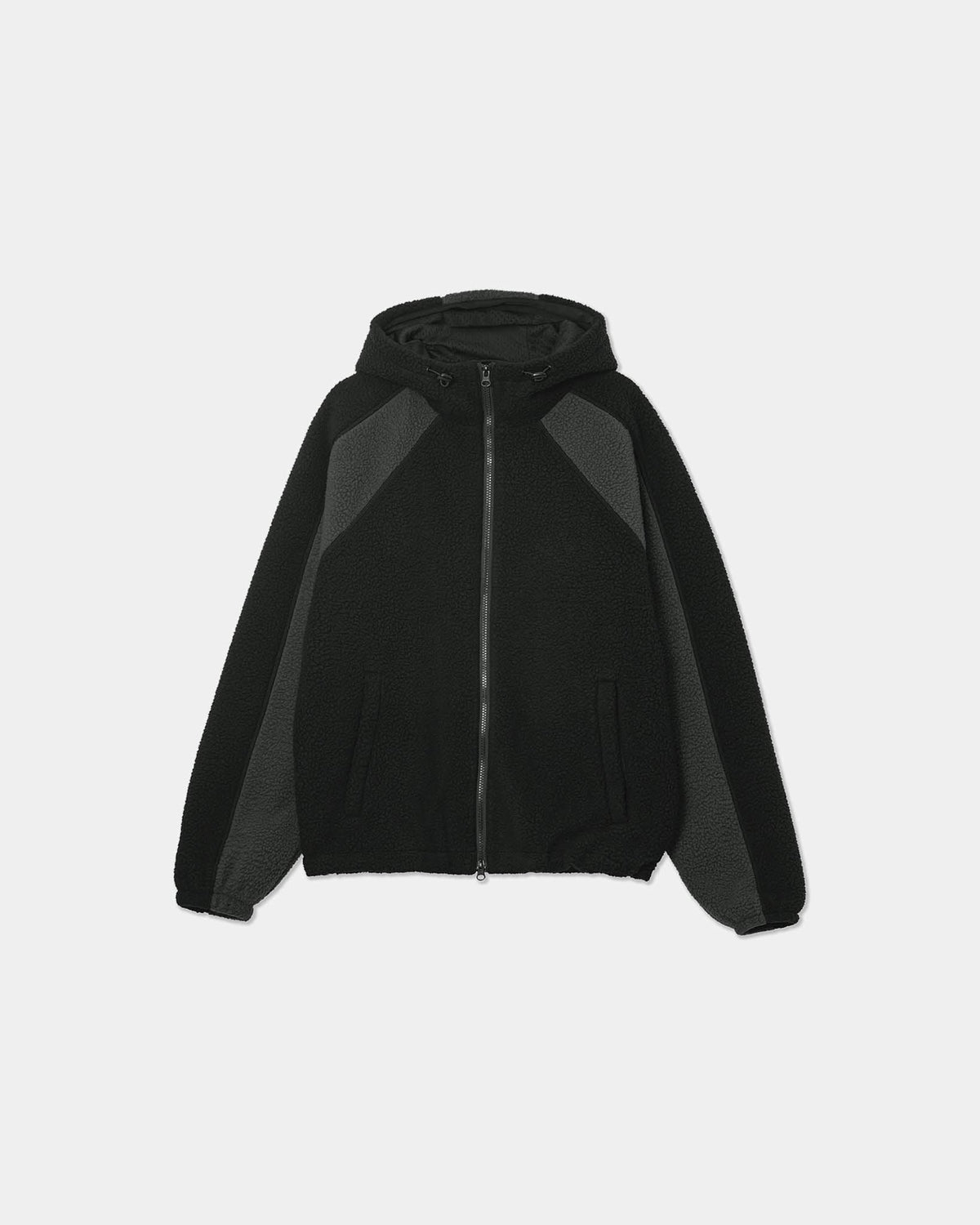Two-Tone Fleece Jacket, Men - AW25 - Bristol Black