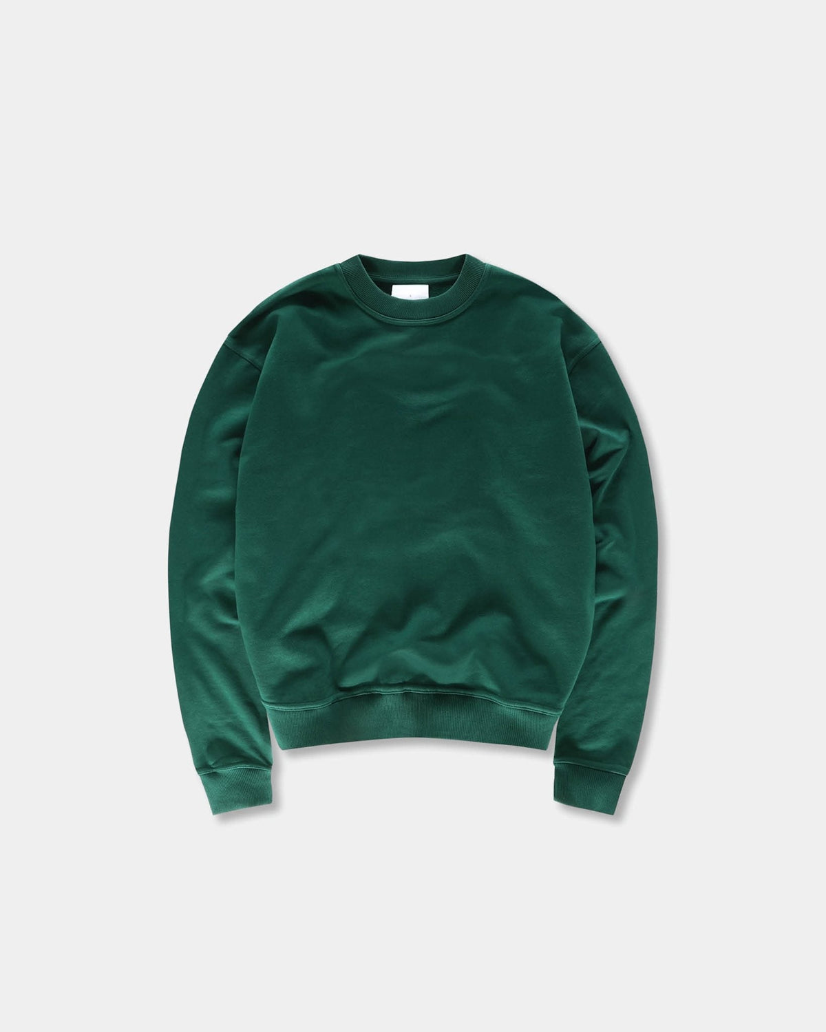 Logo Oversize Crewneck, Women - Deep Green