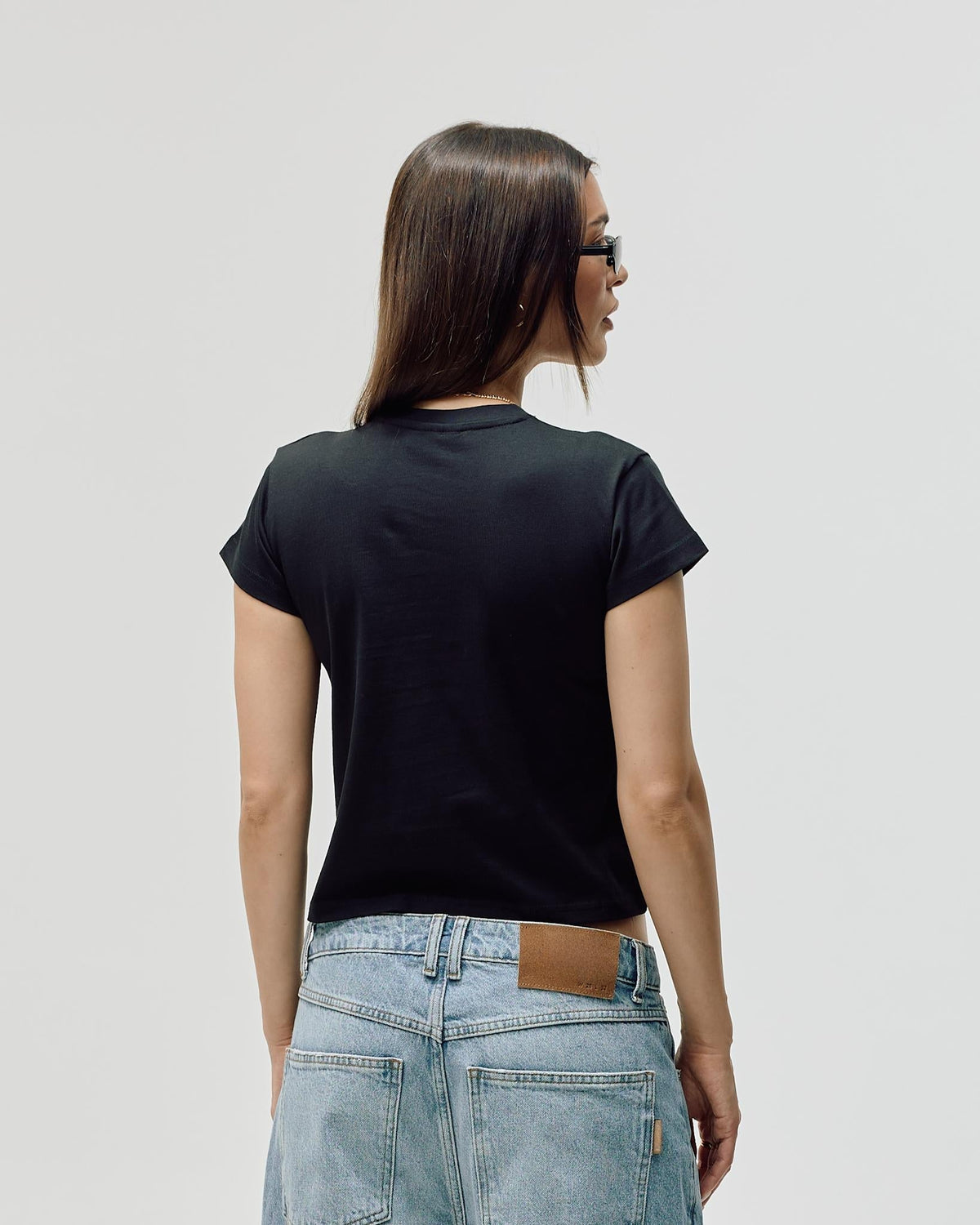 Women's Cropped T-shirt - Hardcore - Black