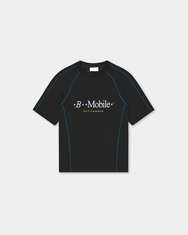 Short Sleeve Football Jersey, Men - Black
