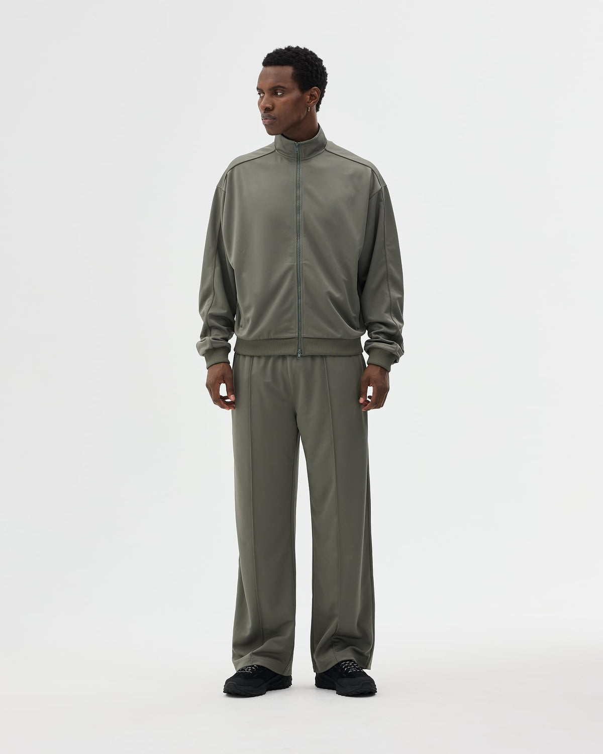 Baz Track Lounge Jacket, Men - SS25 - Castor Gray