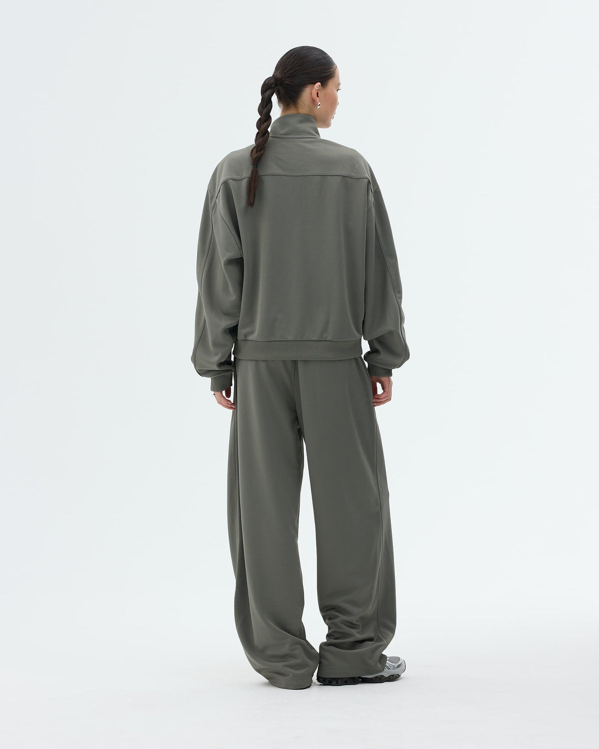 Baz Track Lounge Jacket, Women - SS25 - Castor Gray