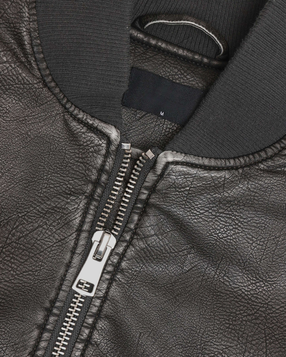 Faux Leather Bomber Jacket, Women - Vintage Black