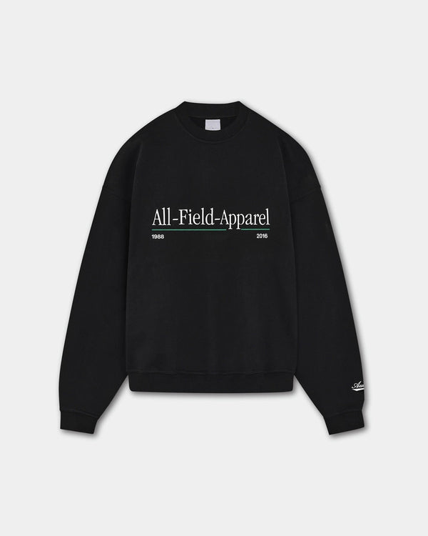 Oversize Crewneck, Men - AW25 - Black