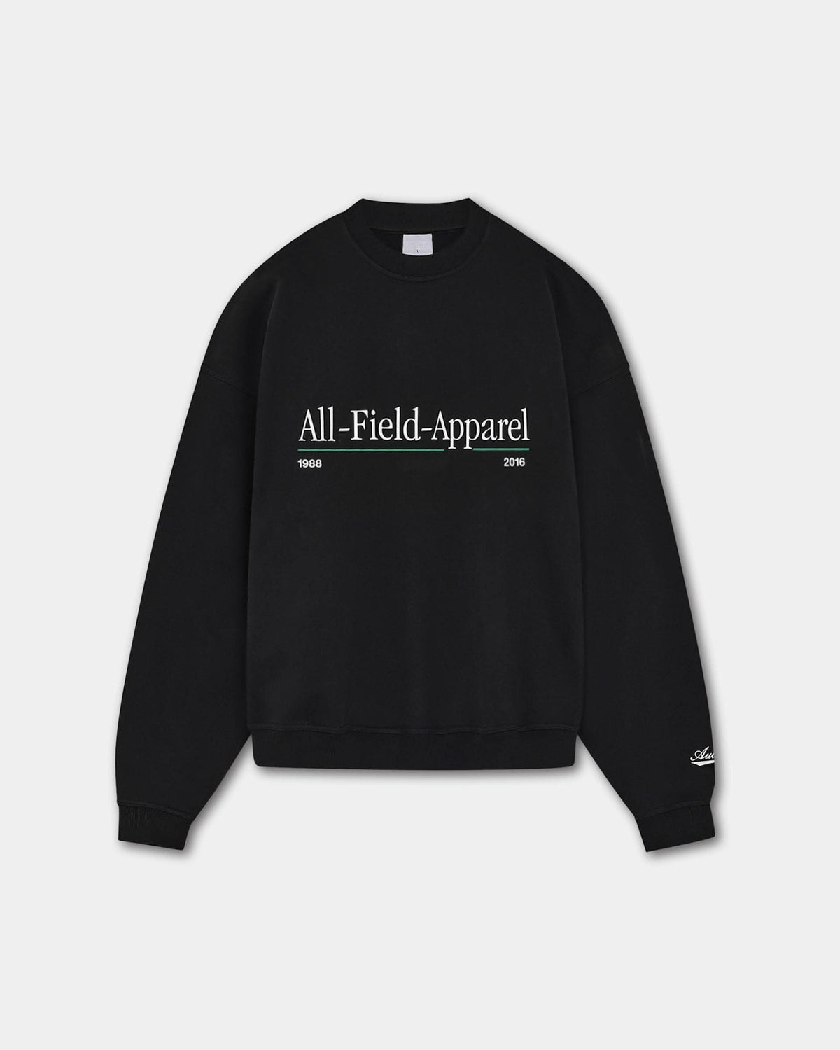 Oversize Crewneck, Men - AW25 - Black