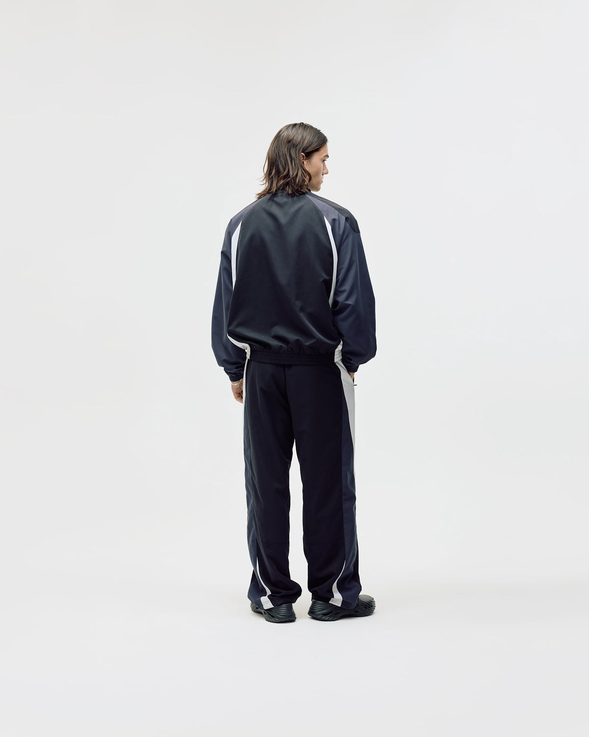 Football Track Jacket, Men - Black