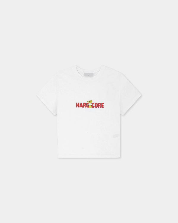 Women's Cropped T-shirt - Hardcore - White