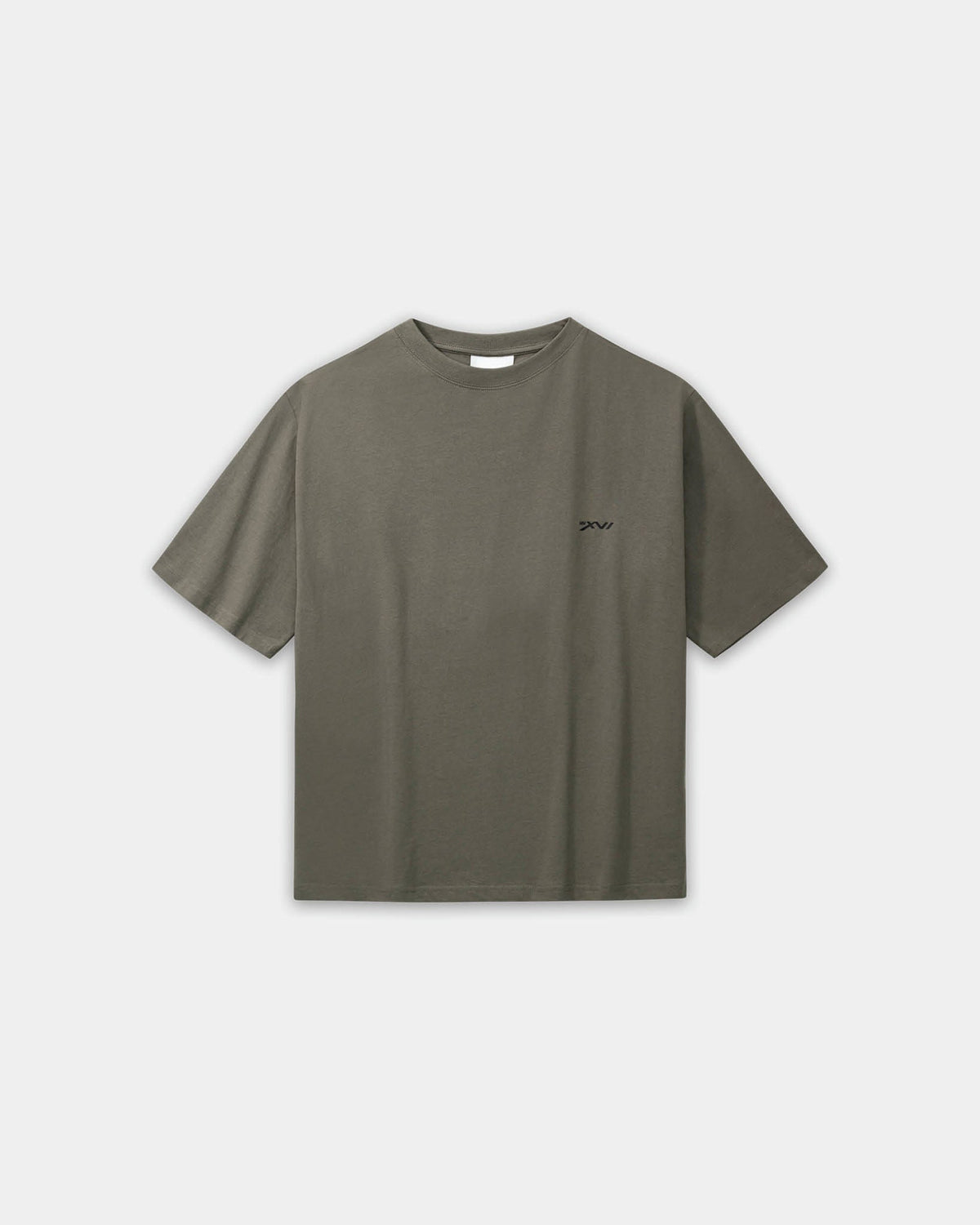 Box Fit T-shirt, Men - Moto - Stone Grey