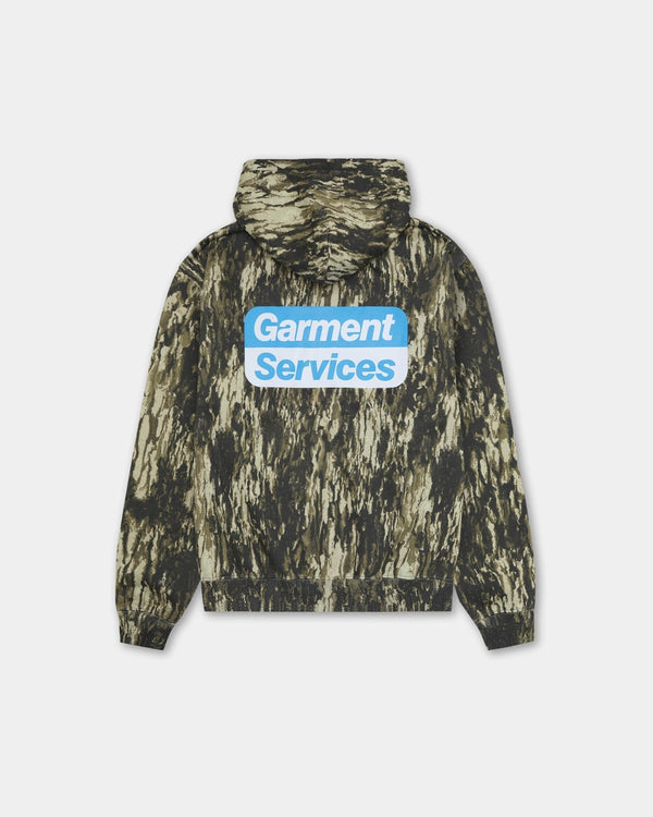 Oversized Zip Hoodie, Women - Garment Services - Camo