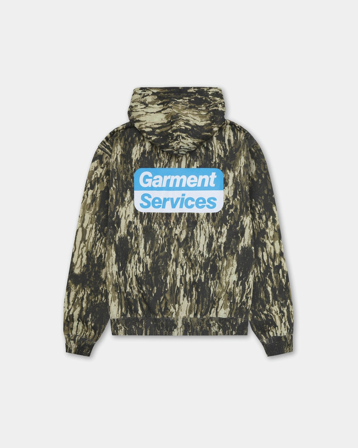 Oversized Zip Hoodie, Women - Garment Services - Camo