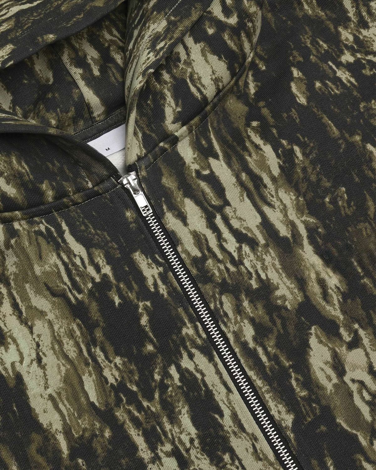 Oversized Zip Hoodie, Women - Garment Services - Camo
