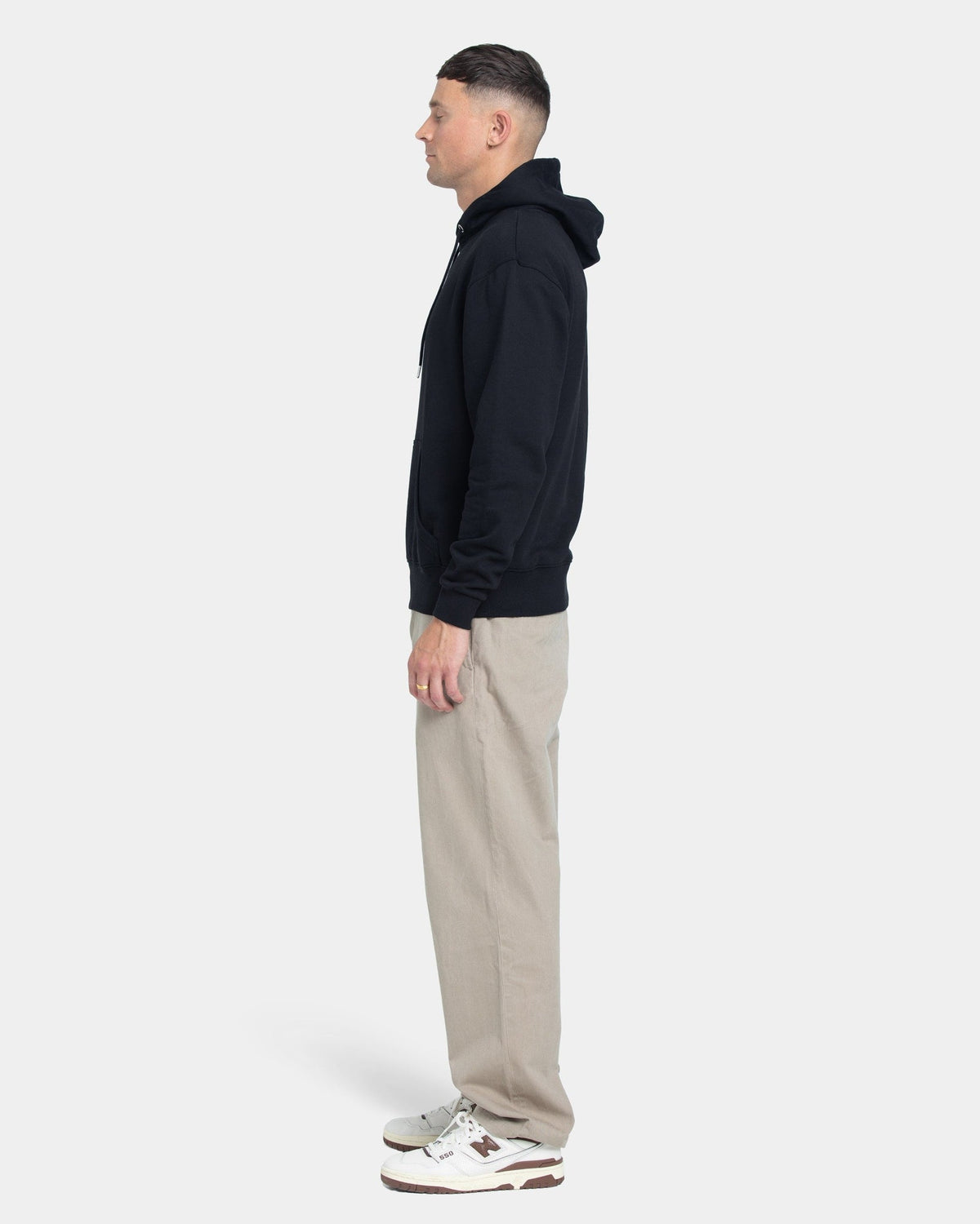 Hoodie Classic, Men - Black