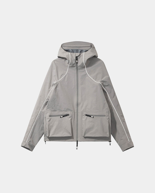 Rain Jacket, Men - Ghost Grey
