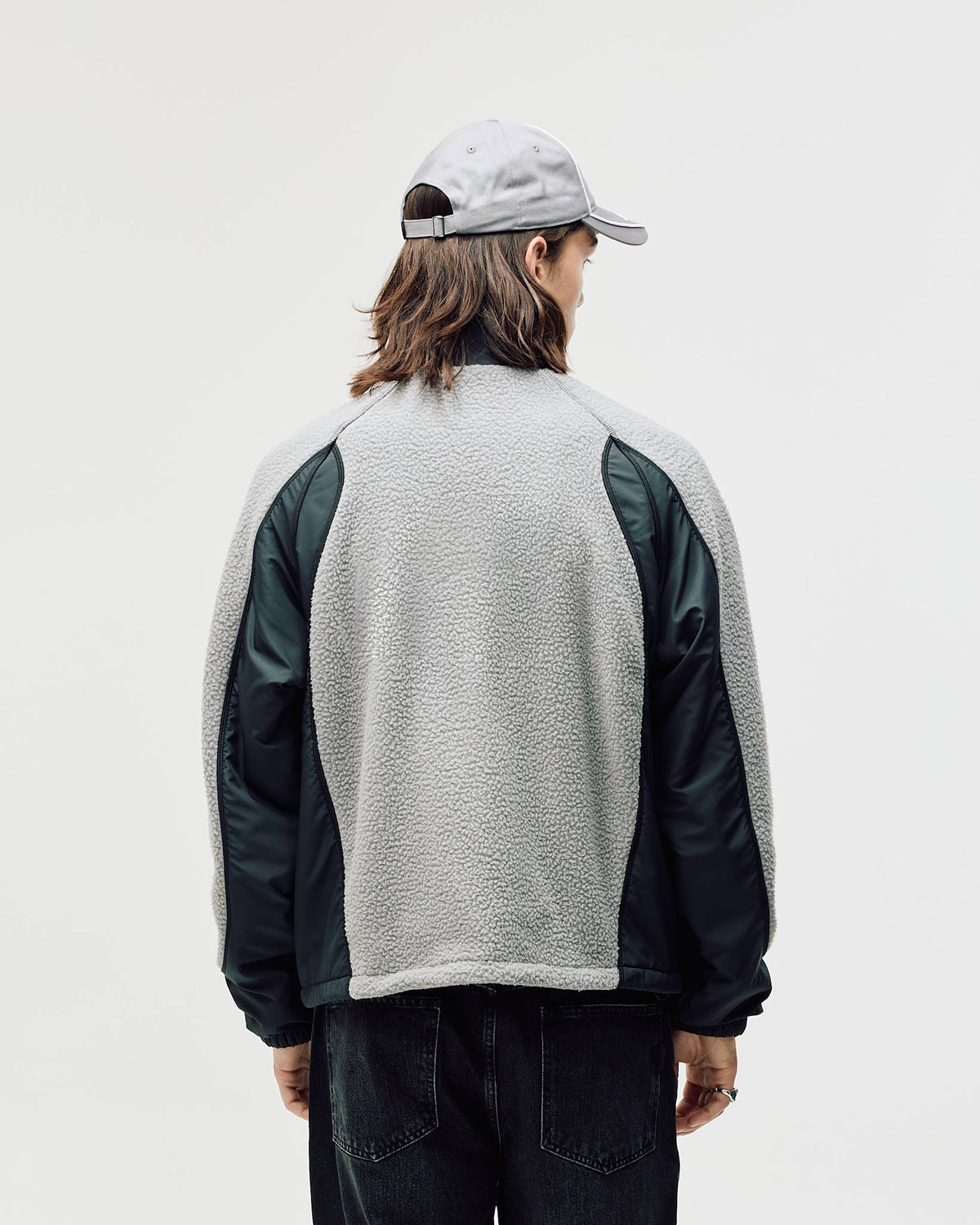 Polar Fleece Jacket, Men - Grey