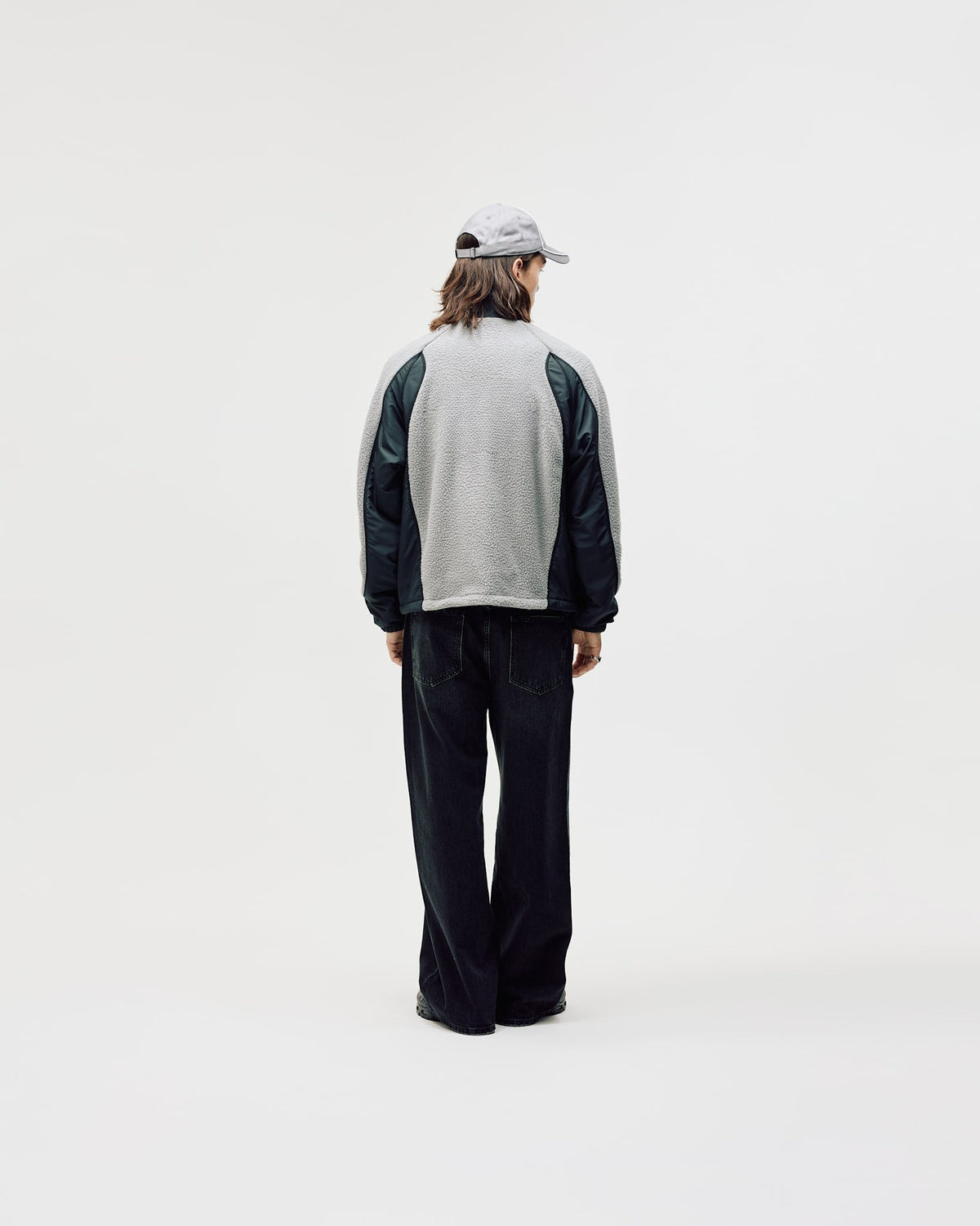 Polar Fleece Jacket, Men - Grey