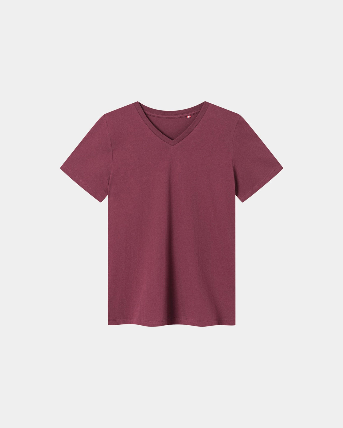 V-Neck, Men - Burgundy