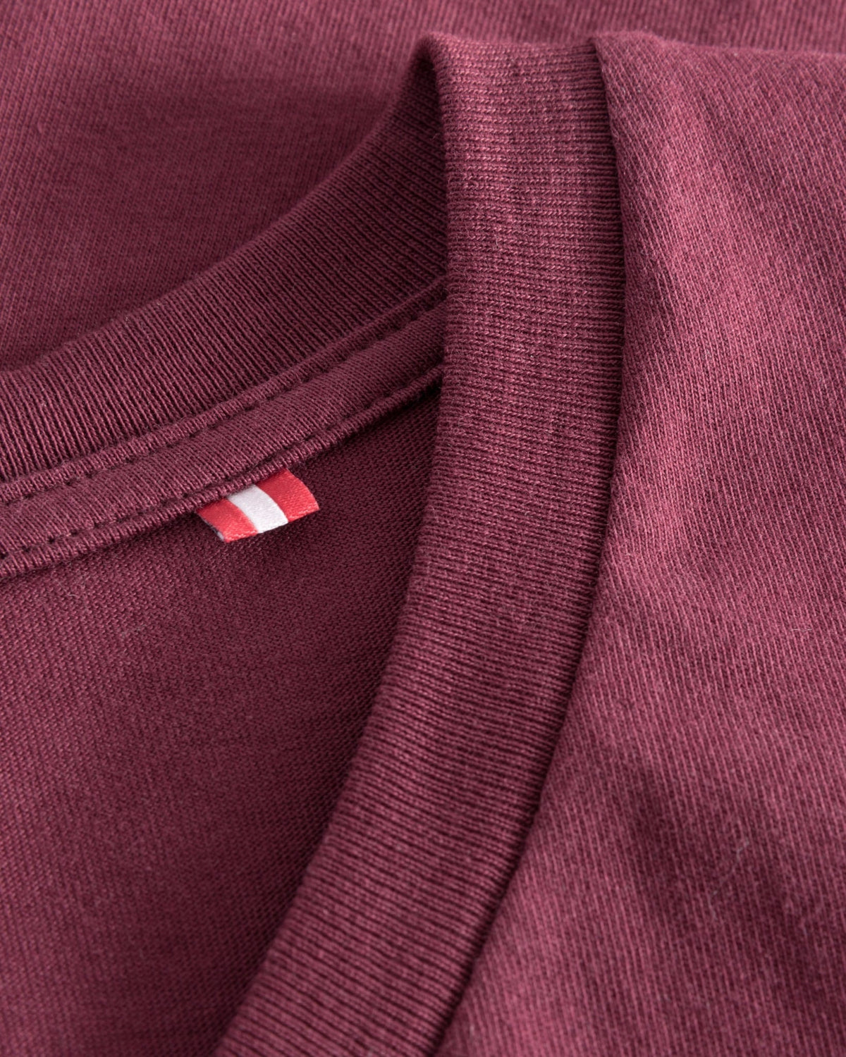 V-Neck, Men - Burgundy