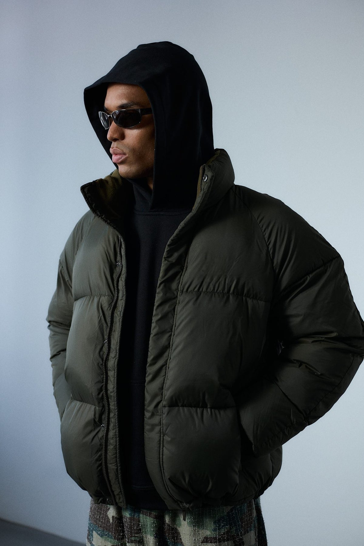 Puffer Jacket, Men - AW25 - Black Ink