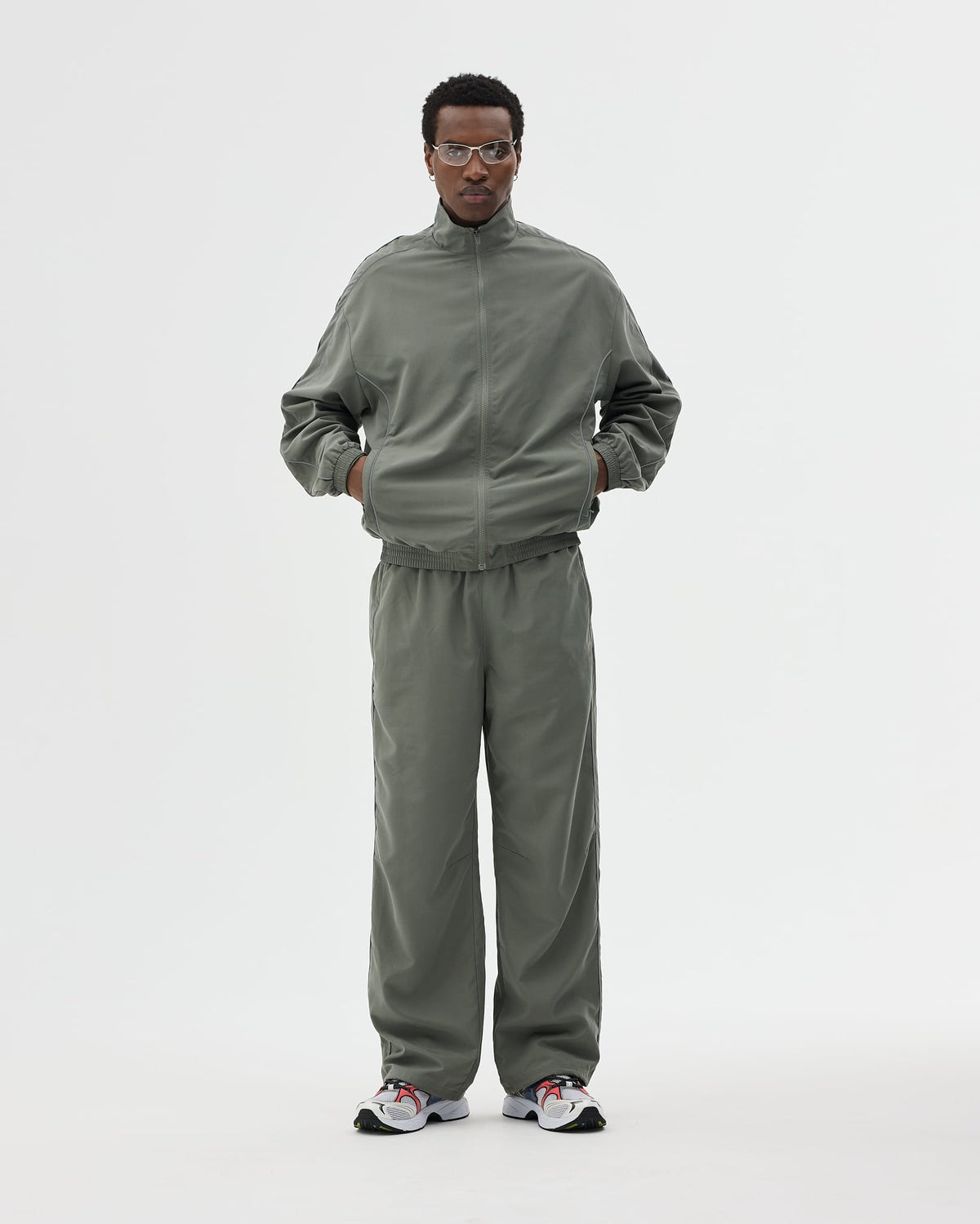 Balgia Track Pants, Men - SS25 - Castor Gray