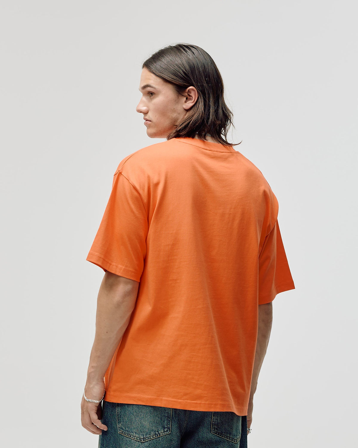 Camo Logo Box Fit, Men - Orange
