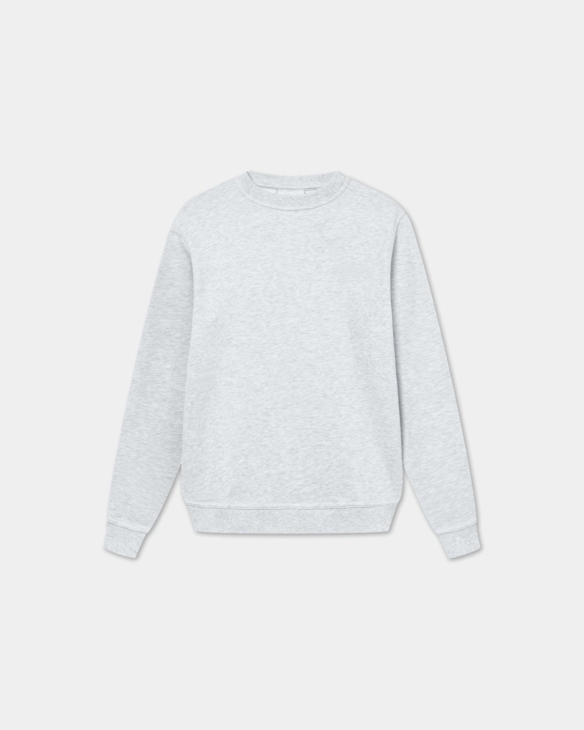Classic Crewneck, Men - Embroidered Logo - Cloudy Grey