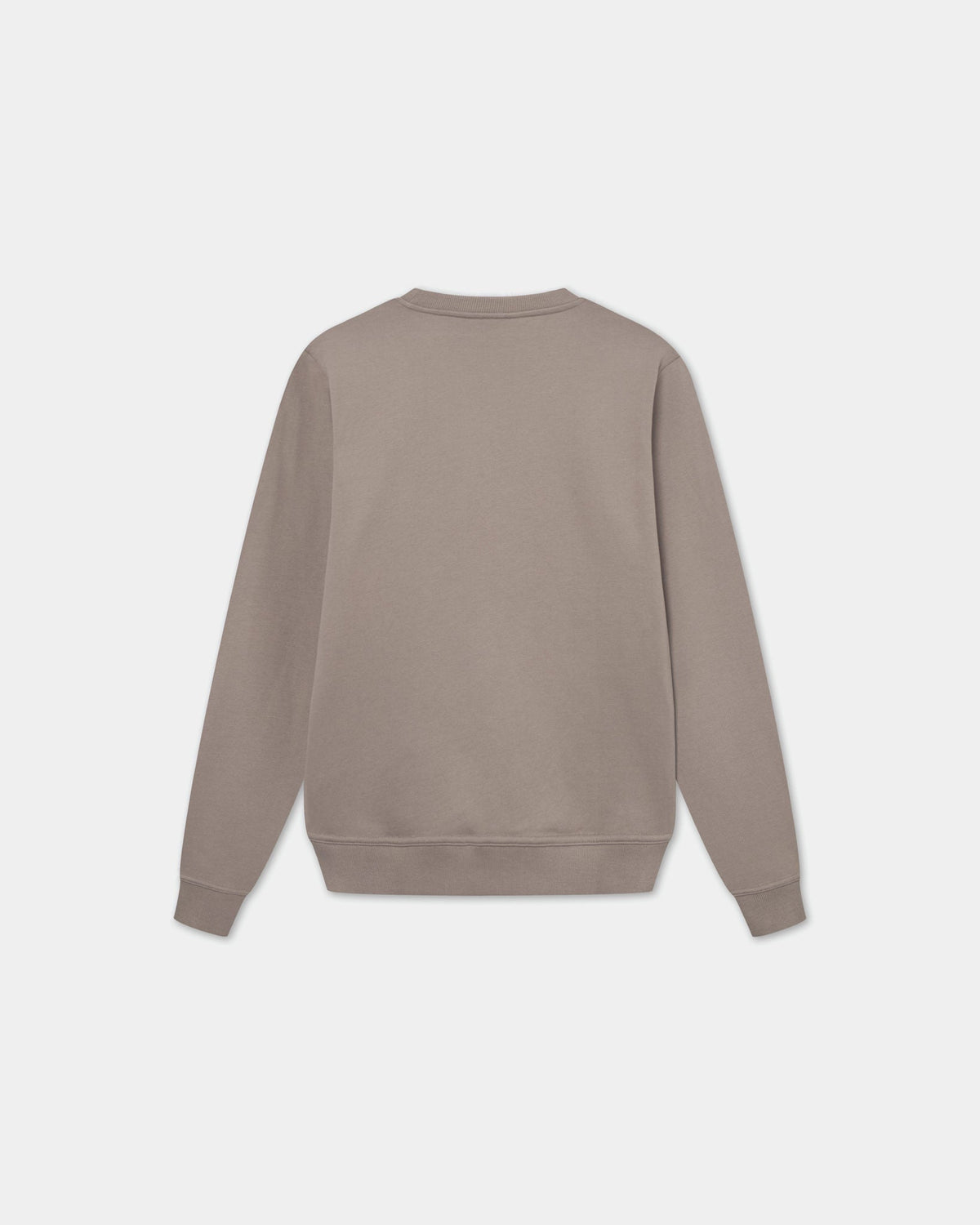 Classic Crewneck, Men - Embroidered Logo - Mocha