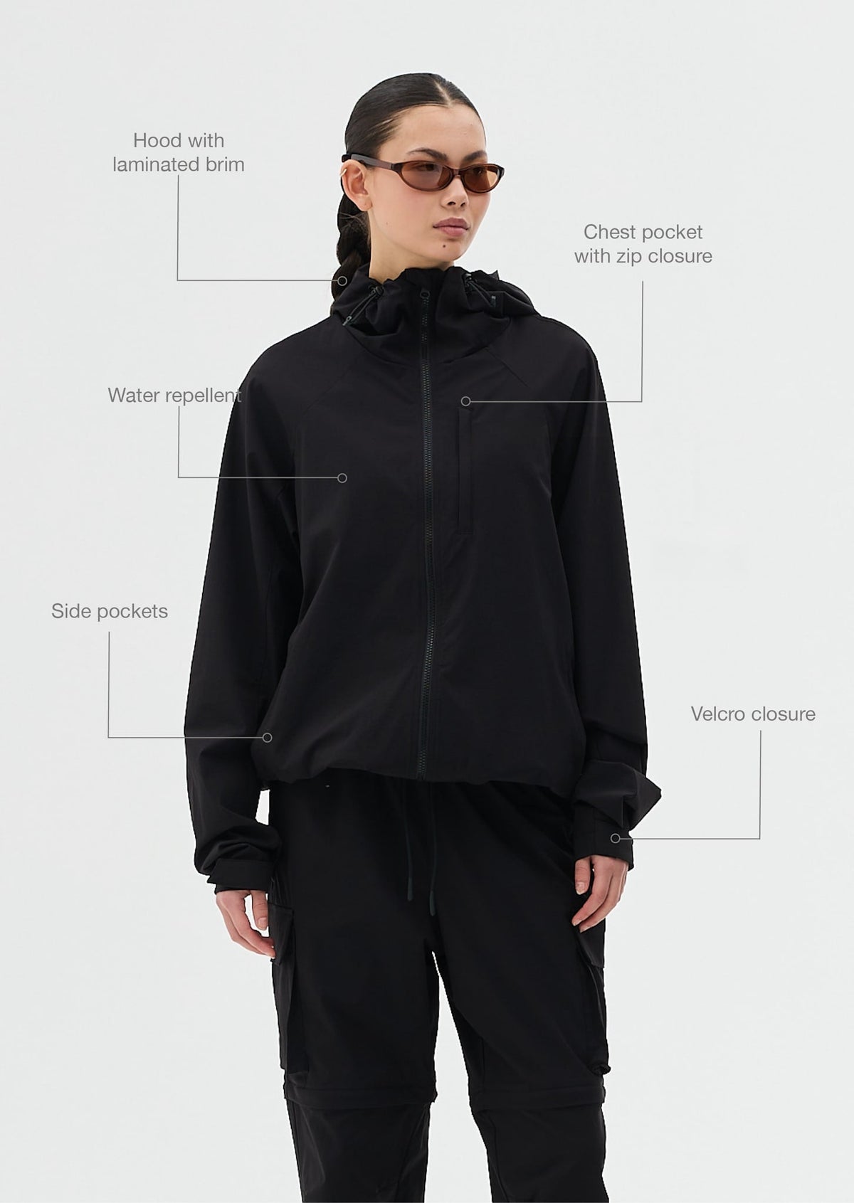 Technical Active Jacket, Women - Sport 3 - Black