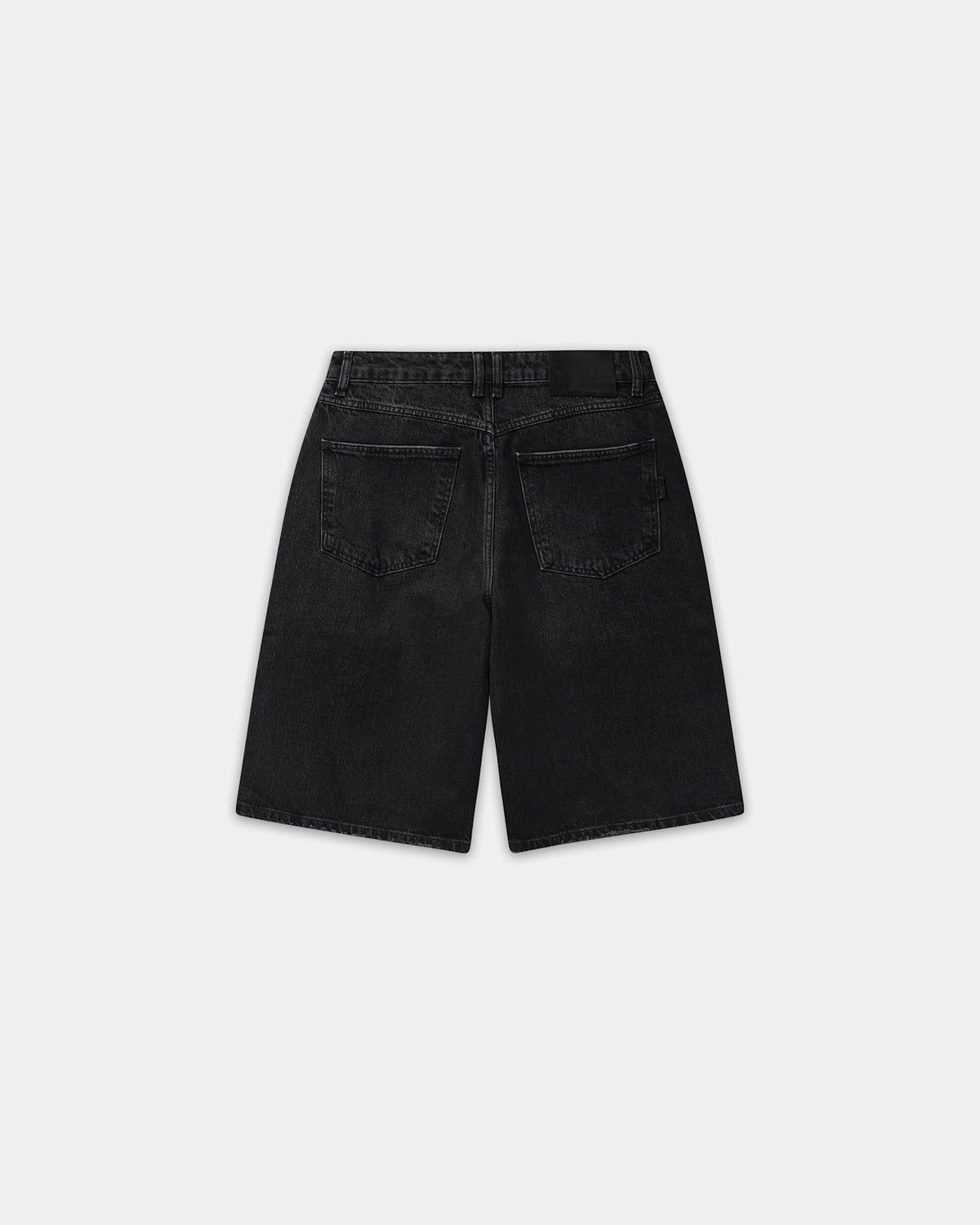 Straight Denim Shorts, Women - Black
