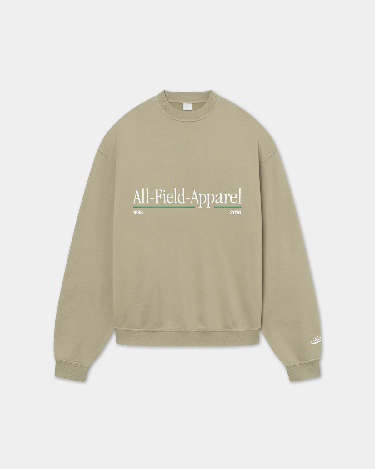 Oversize Crewneck, Men - AW25 - Laurel Oak