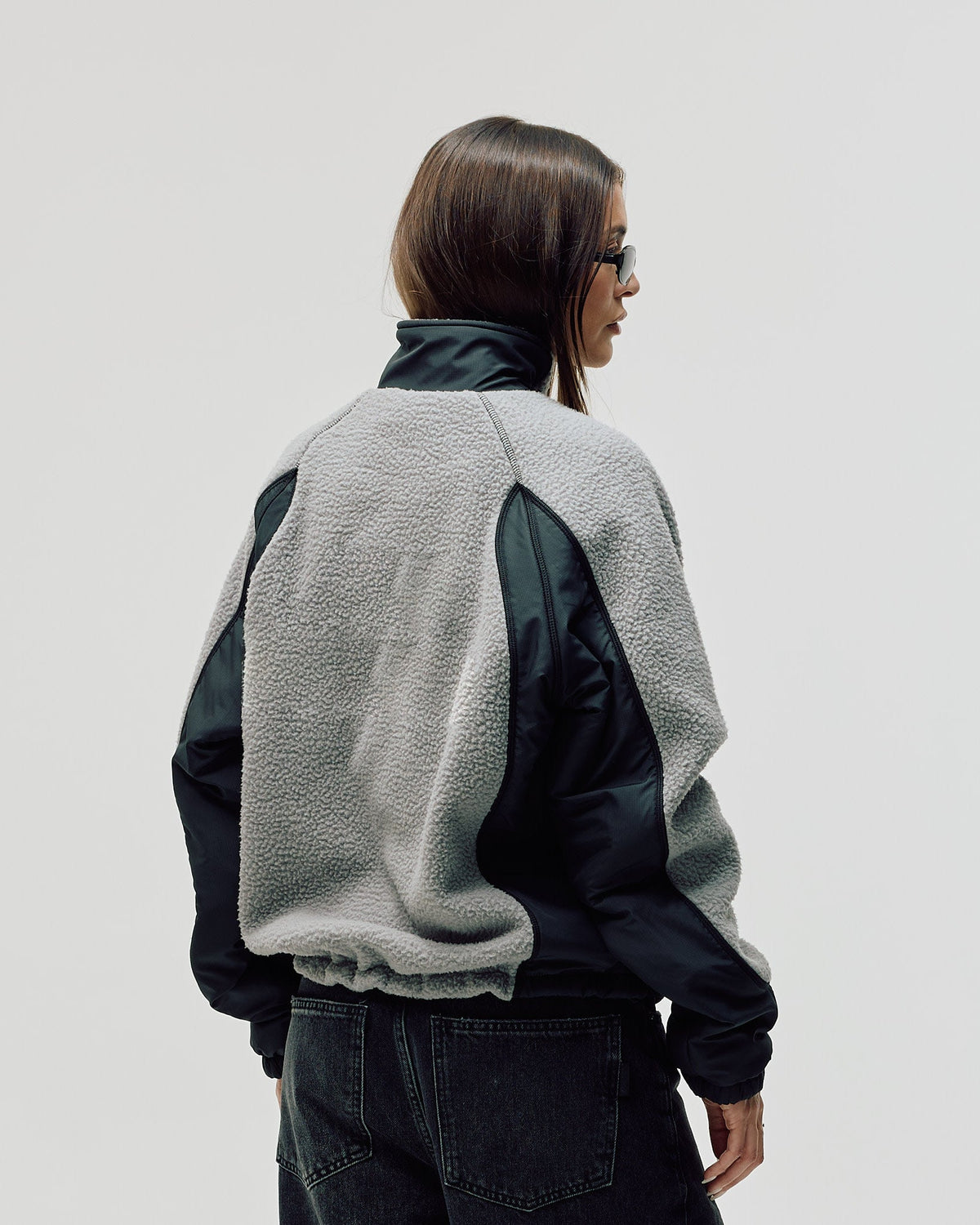 Polar Fleece Jacket, Women - Grey