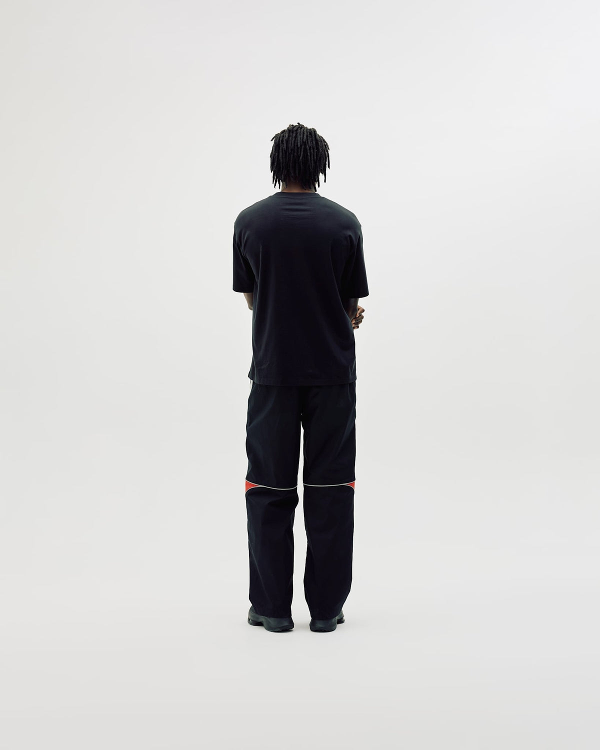 Box Fit Athletic Logo Tee, Men - Black