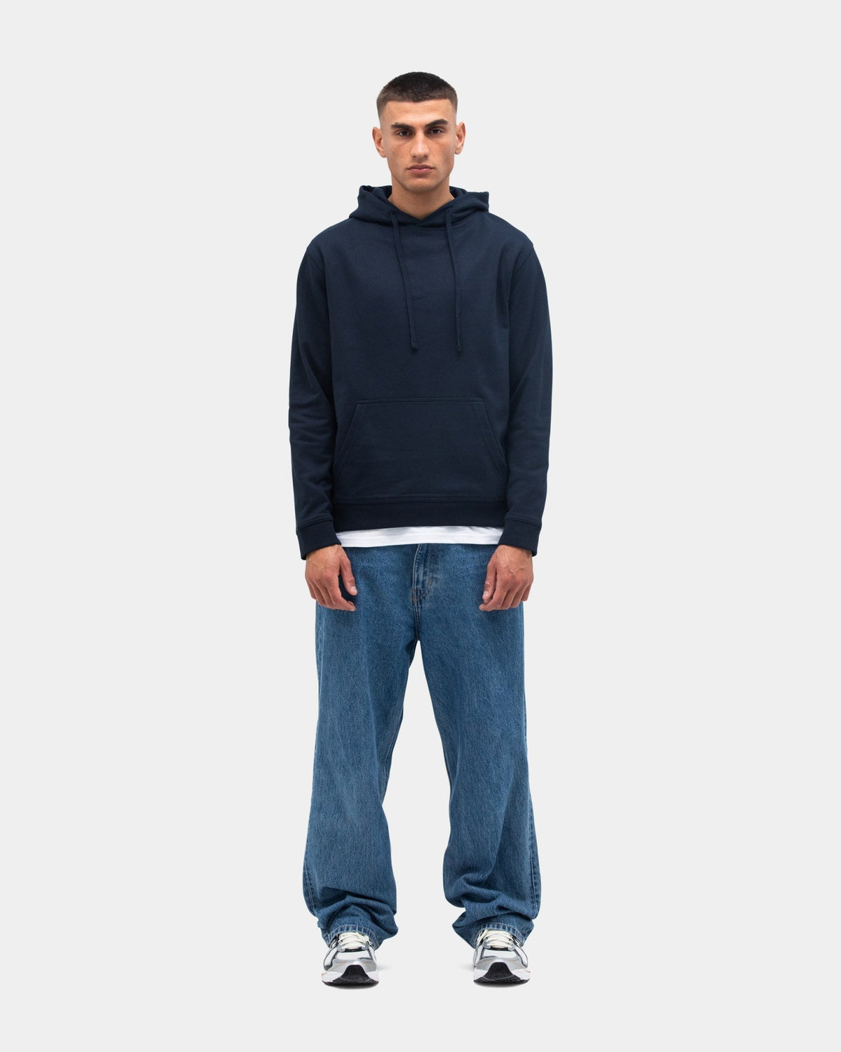 Classic Hoodie, Men - Navy Blue