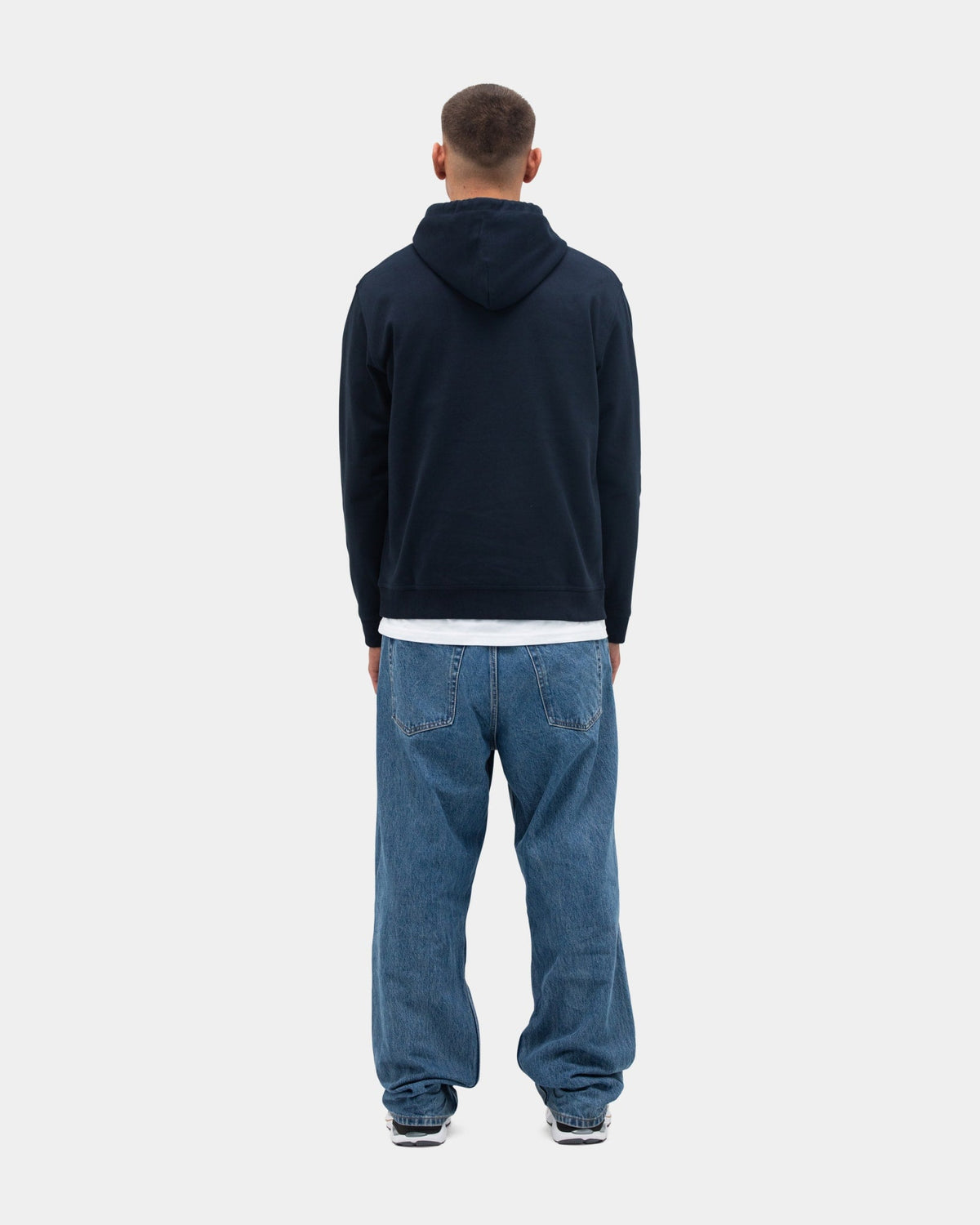 Classic Hoodie, Men - Navy Blue